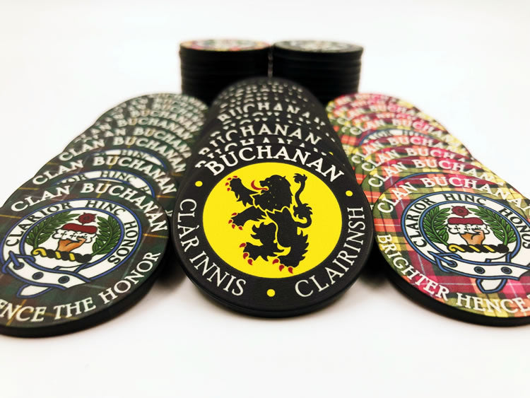 Custom Full Color Printed Poker Chips