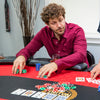 Triton 90" Premium 10 Player Poker Table - In Play