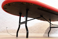 The Elite Alpha Custom Poker Table. Under table legs.