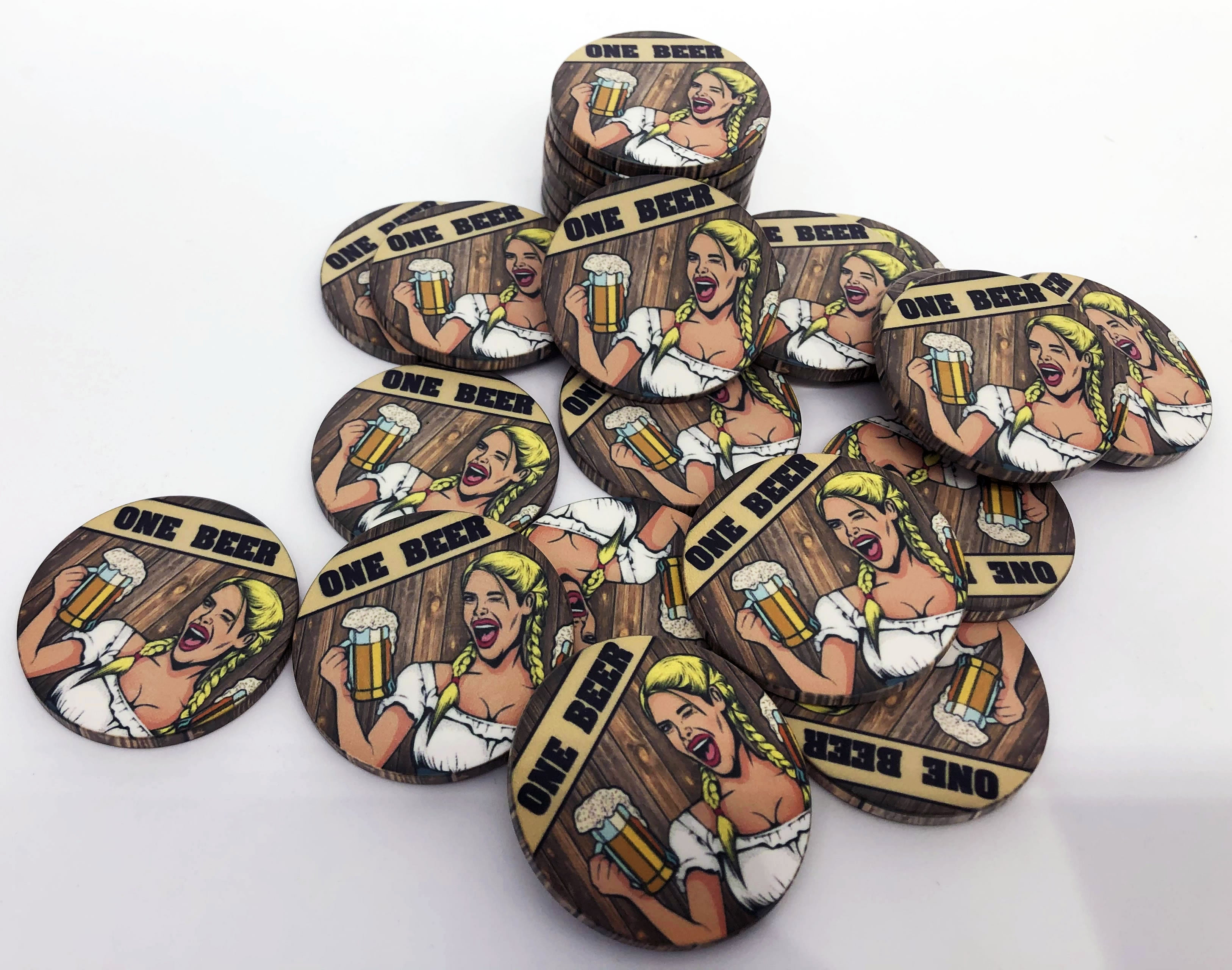 Custom Drink Tokens By Poker Chip Lounge
