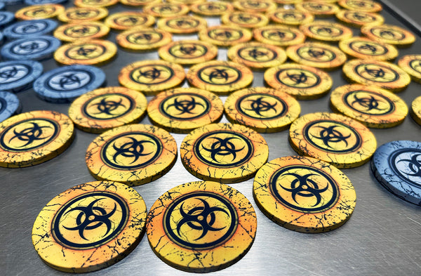 Ceramic Custom Poker Chips - Semi Custom - Marbled Series