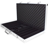 Poker Knights 13.5 Gram Clay Poker Chips - Aluminum Case Interior