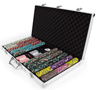 Poker Knights 13.5 Gram Clay Poker Chip Set in Aluminum Case - 750 Ct.