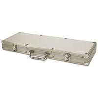 Gold Rush 13.5 Gram Clay Poker Chips in Standard Aluminum Case - 500 Ct.