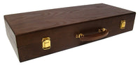 500 Capacity Walnut Wooden Poker Chip Case