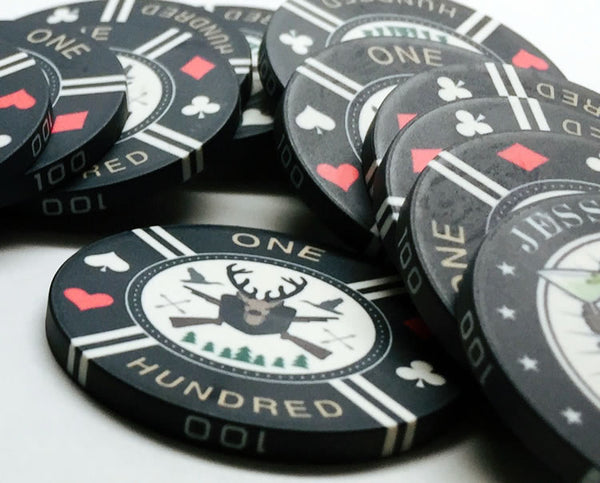 Aligned Edges On Ceramic Poker Chips