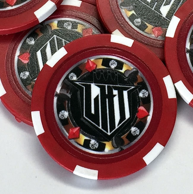 Custom Poker Chips 11.5 Gram Galaxy Design Poker Chip Lounge