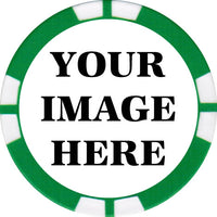Poker Chip Magnet - Green