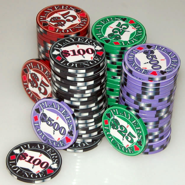 10 Gram Ceramic Custom Poker Chips - Semi Custom - Pocket Aces