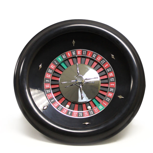 Premium Bakelite 18" Roulette Wheel with 2 Roulette Balls