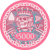 Fichas de póquer de cerámica King of Spades de 10 gramos