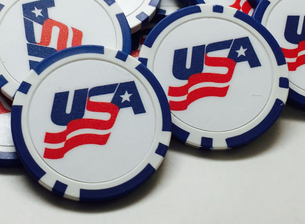 11.5 Gram 8 Stripe Custom Inlay Poker Chips