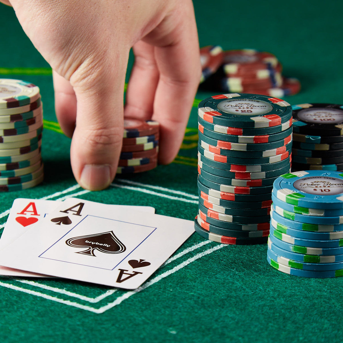 Monaco Club Poker Set With Case