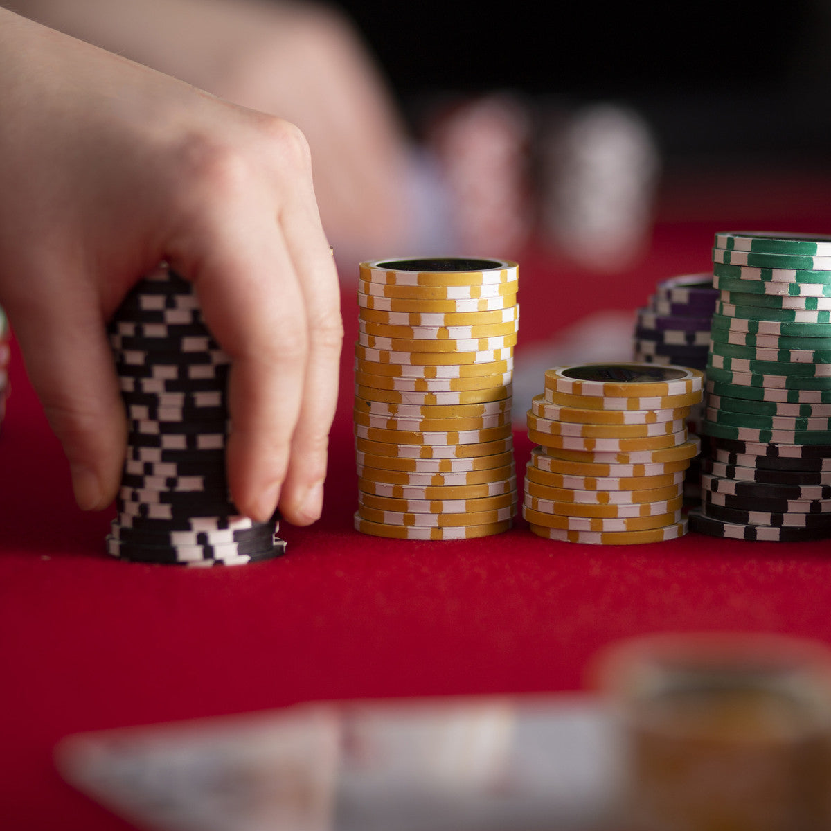 Las Vegas Clay Poker Set With Case