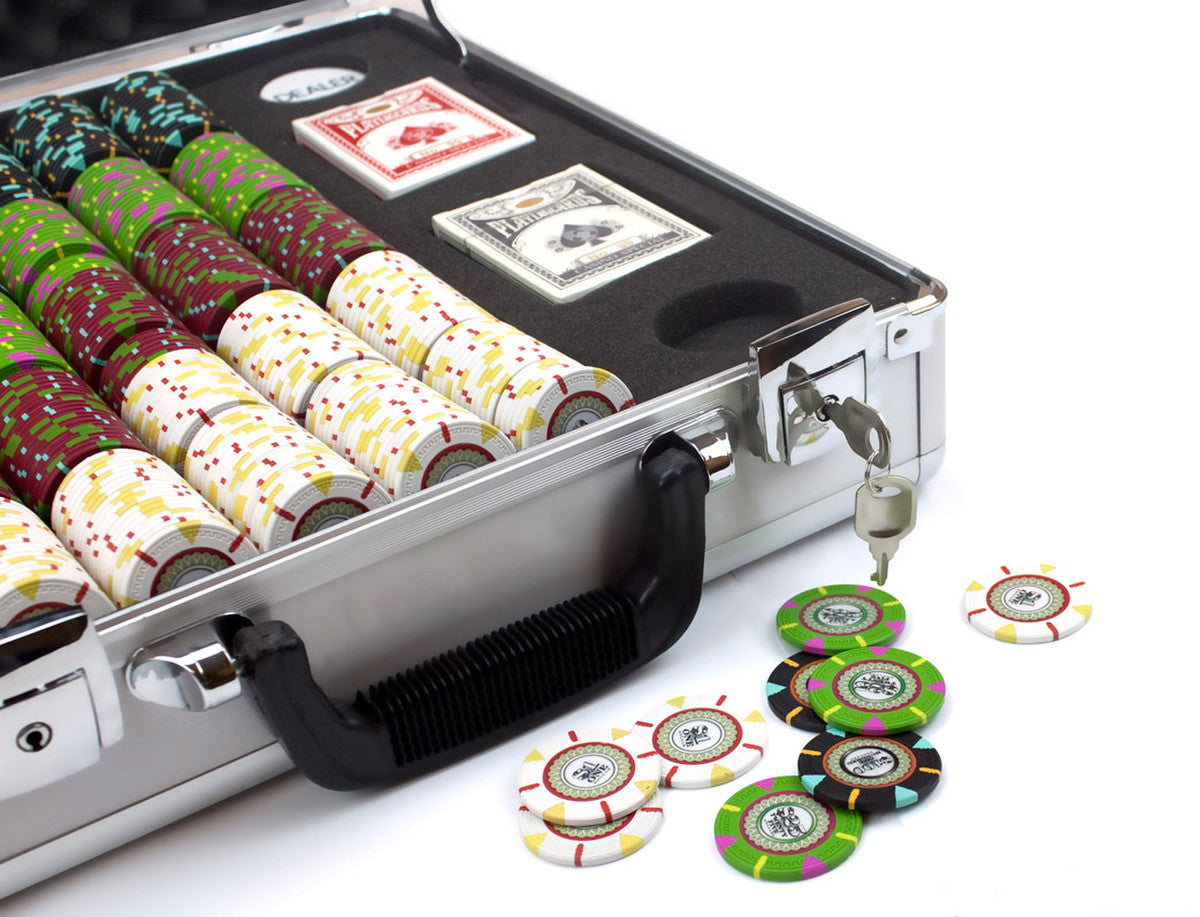 The Mint Clay Poker Set With Case