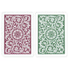 Copag 1546 Green Burgundy Poker Size Jumbo Index Double Deck Set