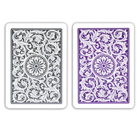 Copag 1546 Púrpura Gris Poker Tamaño Jumbo Index Double Deck Set- 12 Sets