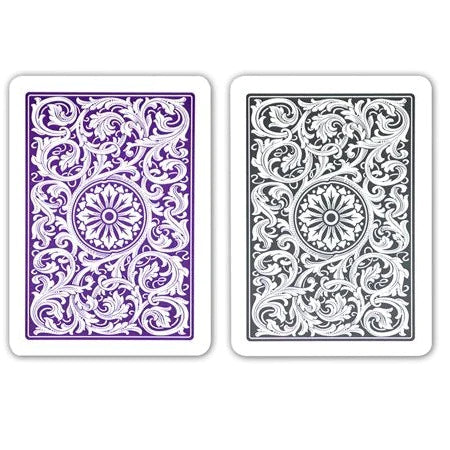 Copag 1546 Púrpura Gris Poker Size Jumbo Index Double Deck Set
