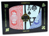 Copag 1546 Blue Red Poker Size Magnum Index Double Deck Set- 12 Sets
