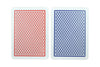 Copag 1546 Azul Rojo Poker Size Peek Index Double Deck Set- 12 Sets