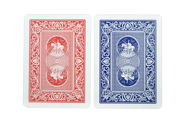 Copag 1546 Azul Rojo Poker Tamaño Magnum Index Double Deck Set- 12 Sets