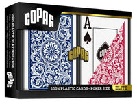 Copag 1546 Red Blue Poker Size Jumbo Index Double Deck Set