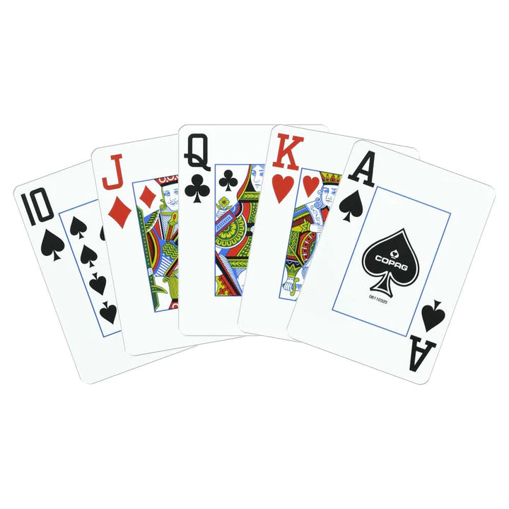 DOUBLE PLAYING CARDS SET - BLACK / WHITE