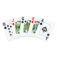 Copag Neoteric Blue Yellow Poker Size Jumbo Index Double Deck Set- 12 Sets