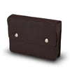 Copag 1546 Green Burgundy Bridge Size Regular Index Double Deck In Leather Case