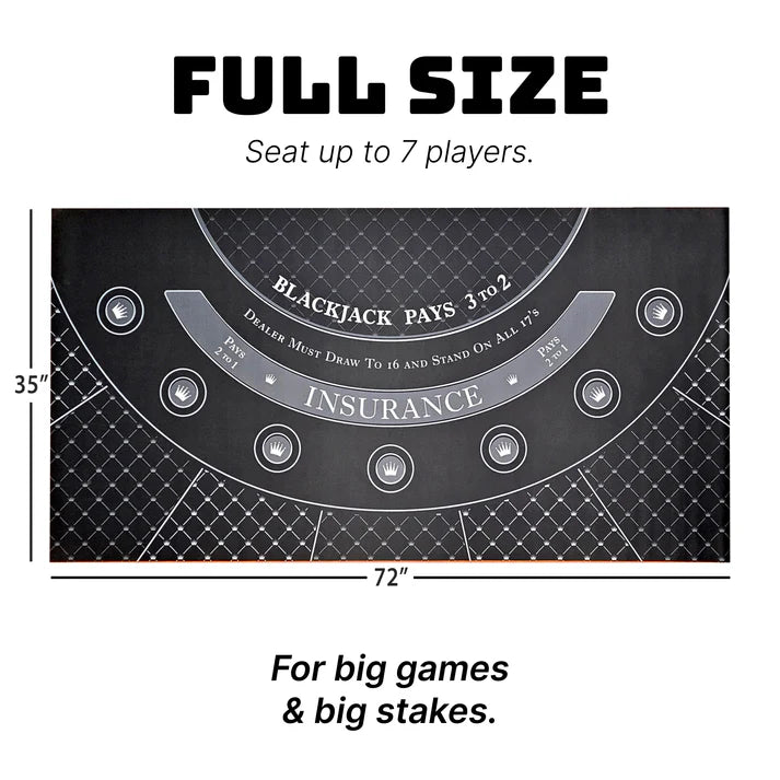 Spelverhuur - Casino blackjack tafelblad Spelverhuur - Casino blackjack tafelblad