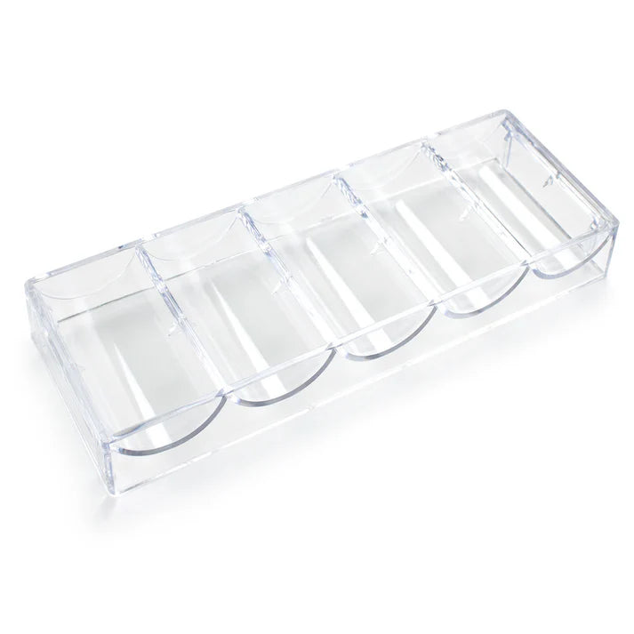 Acrylic Poker Chip Tray 68mm wide slots (For Paulson & Most Ceramic Chips)