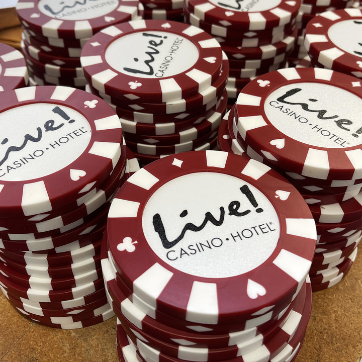 Custom Giant Poker Chips - Live Casino Hotel