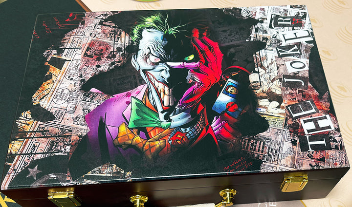 Custom Printed Poker Case with Joker Art