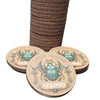 Lotus Lounge ceramic poker chips, $25,000 denomination.