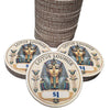 Lotus Lounge ceramic poker chips -
 $1 denomination. 