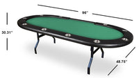 The Aces Pro Tournament Custom Poker Table Dimensions