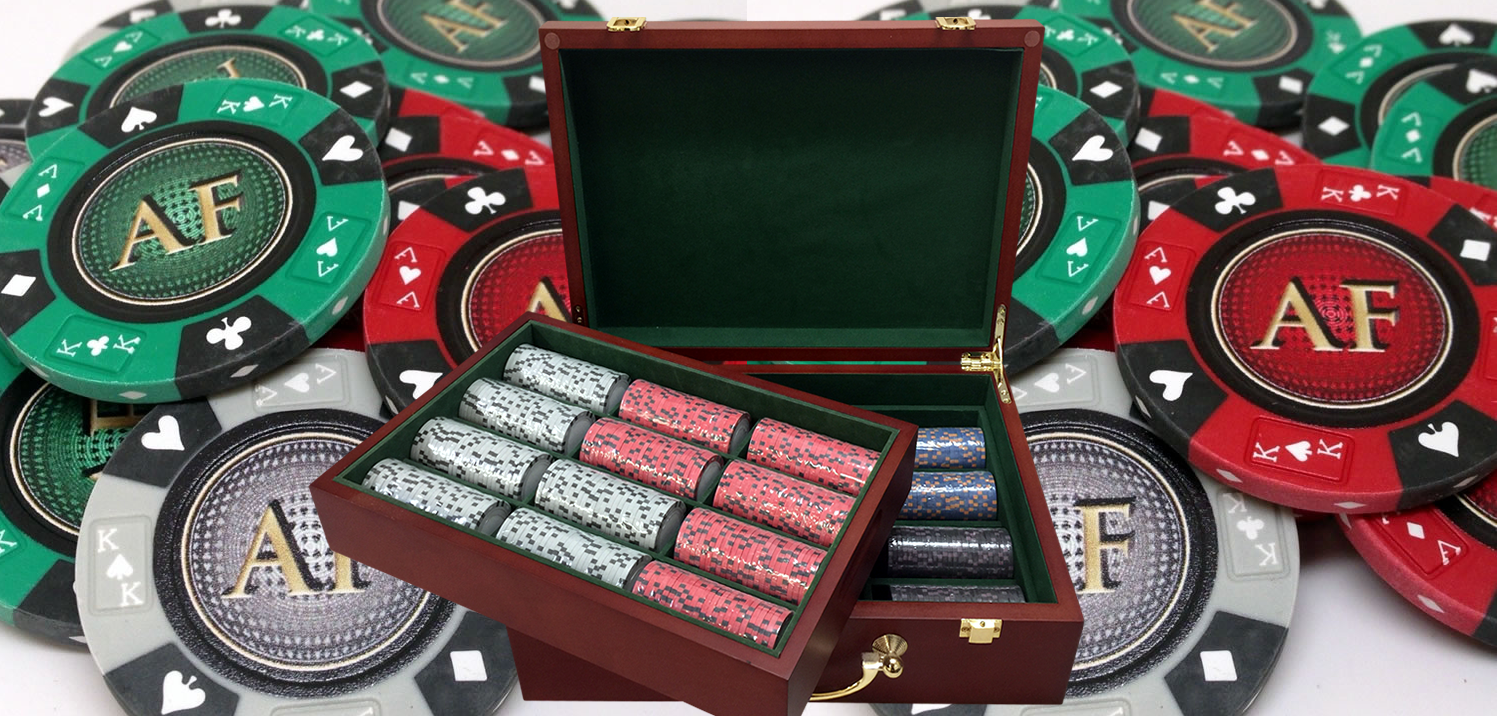Ace King & Suits Custom Clay Poker Sets