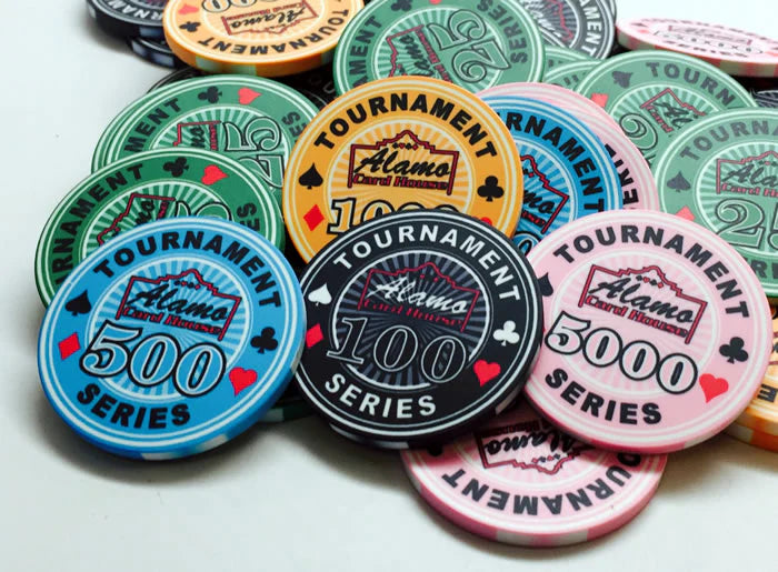 Alamo Card House Poker Chips