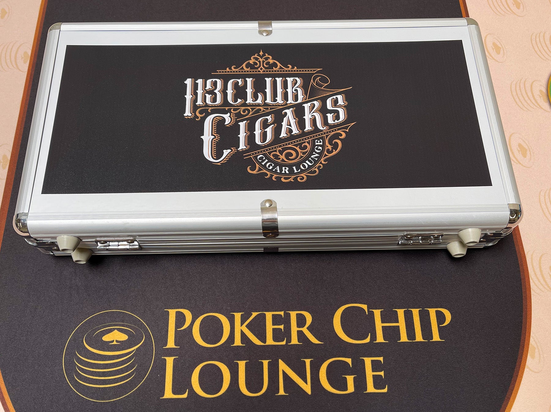 Custom Poker Chip Cases Full Color Print or Laser Engraved Poker Chip Lounge