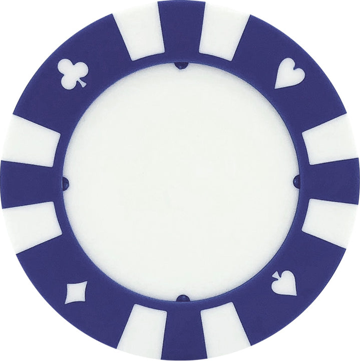 Blank Poker Chip Drink Coasters – Giant Casino-Style Chips