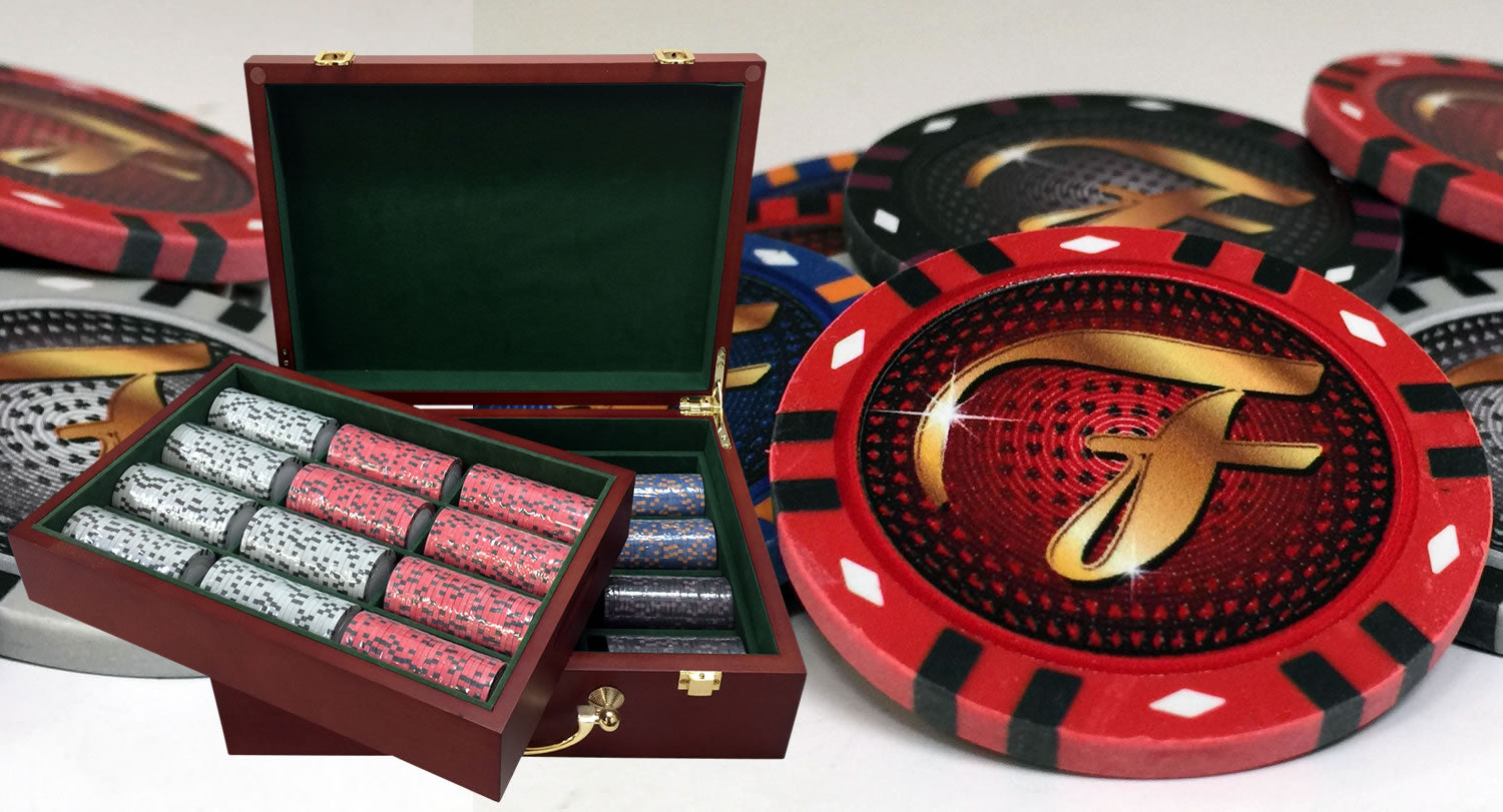Custom Poker Sets With Case | Infinity or Ace King & Suits
