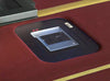 Shuffle Tech fully automatic card shuffler ST-1000 with flush mount kit installed in table, side view