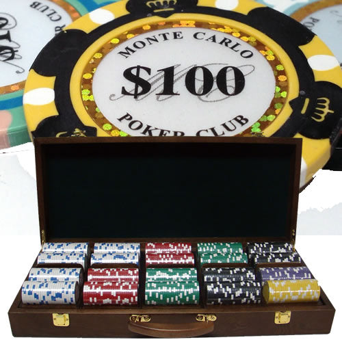 Monte Carlo 14 Gram Clay Poker Sets With Case