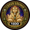 Lotus Lounge Ceramic Poker Chips - Pack of 25