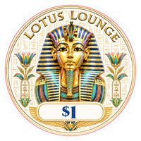 Lotus Lounge Ceramic Poker Chips - Pack of 25