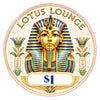 Lotus Lounge Ceramic Poker Chips - Pack of 25
