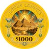 Lotus Lounge Ceramic Poker Chips - Pack of 25