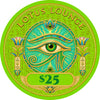 Lotus Lounge Ceramic Poker Chips - Pack of 25