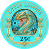 Lotus Lounge Ceramic Poker Chips - Pack of 25