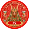 Lotus Lounge Ceramic Poker Chips - Pack of 25